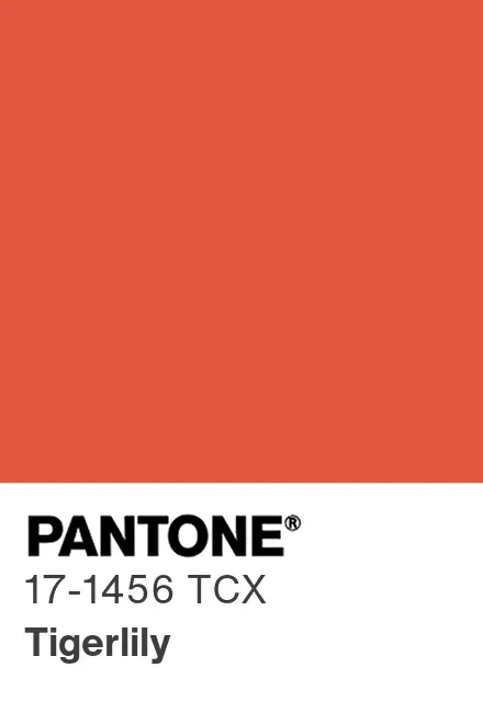 Chip Pantone Cor do Ano